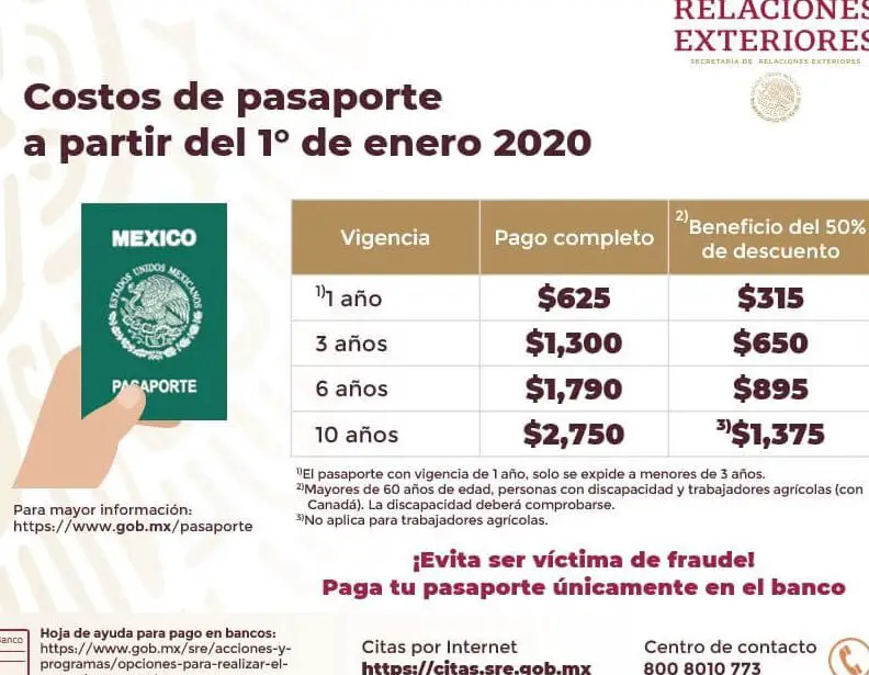 como sacar el pasaporte mexicano por primera vez