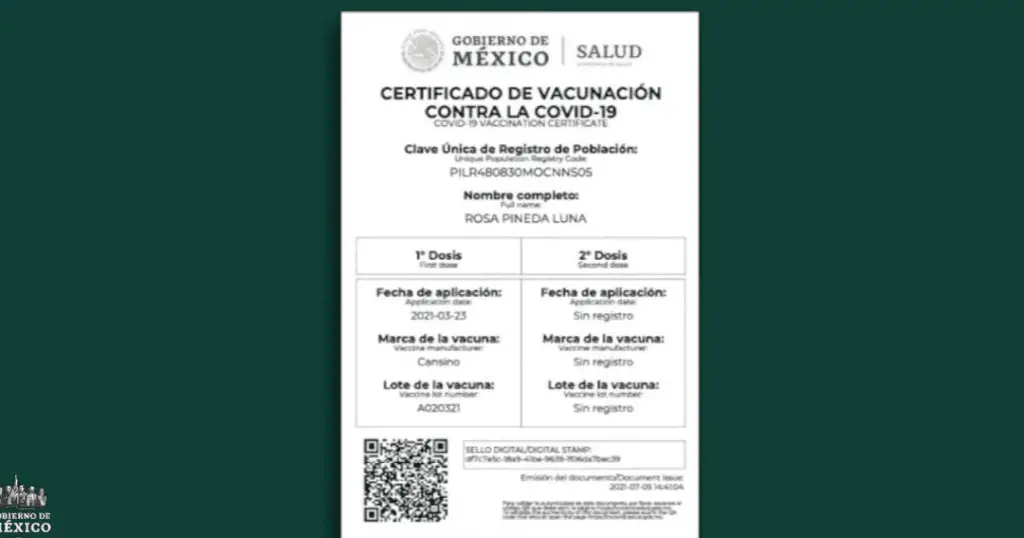 certificado de vacunacion covid jalisco