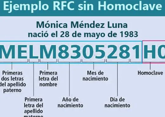 rfc sin homoclave ejemplo
