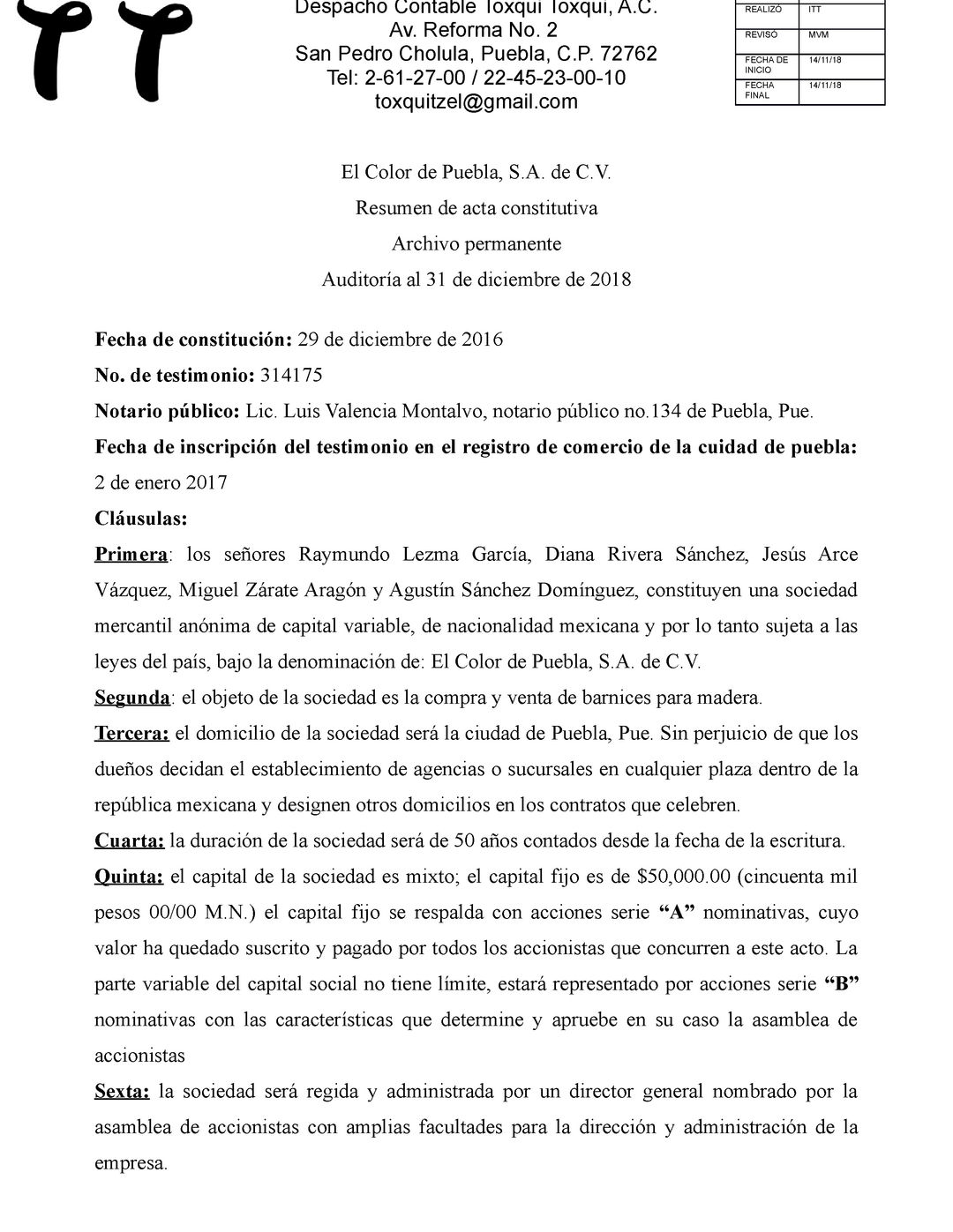 Todo Lo Que Necesitas Saber Sobre El Acta Constitutiva De Un Despacho